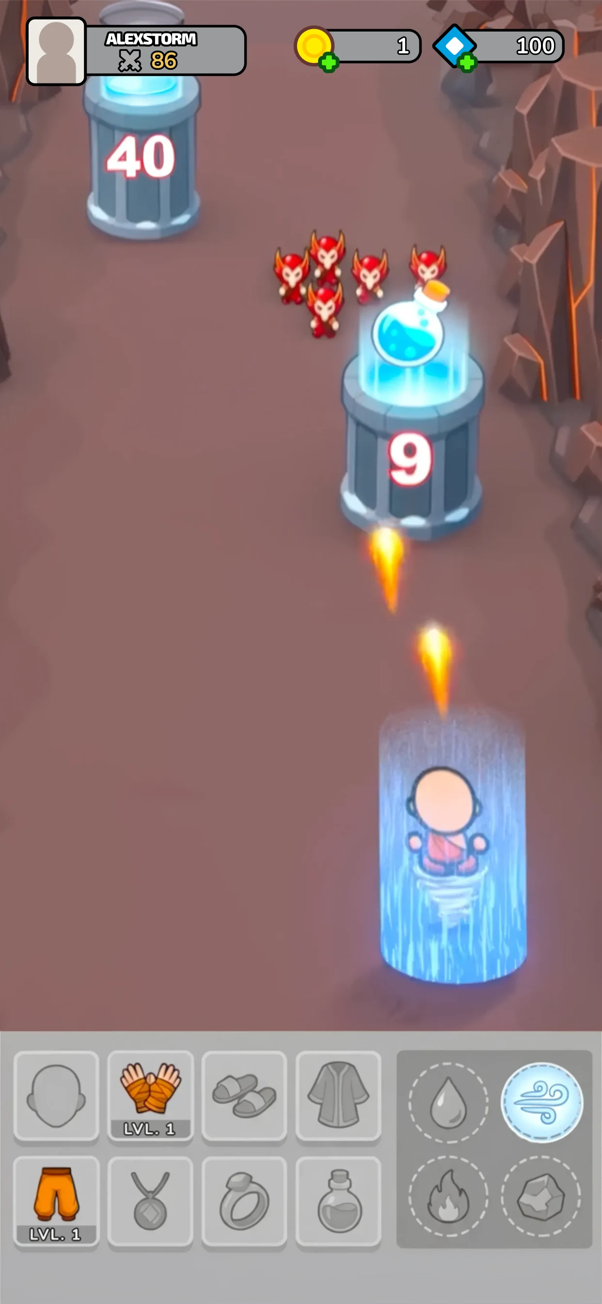 Magic Quest: idle RPG screenshot