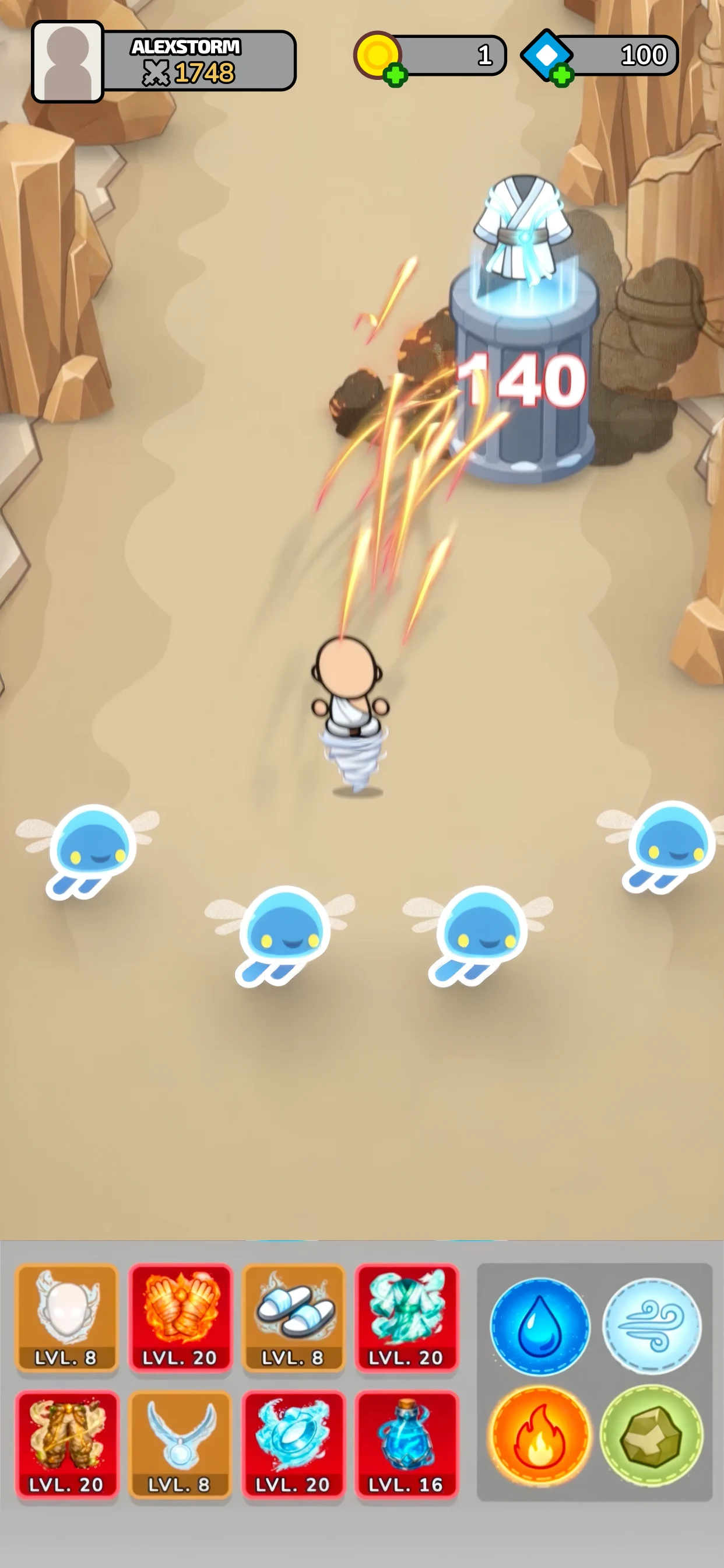 Magic Quest: idle RPG screenshot